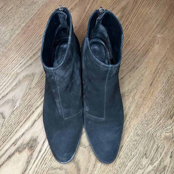 rag & bone Wesley Suede Block Heel Stacked Ankle Western Boot Women’s 9.5/39.5 - Picture 6 of 11